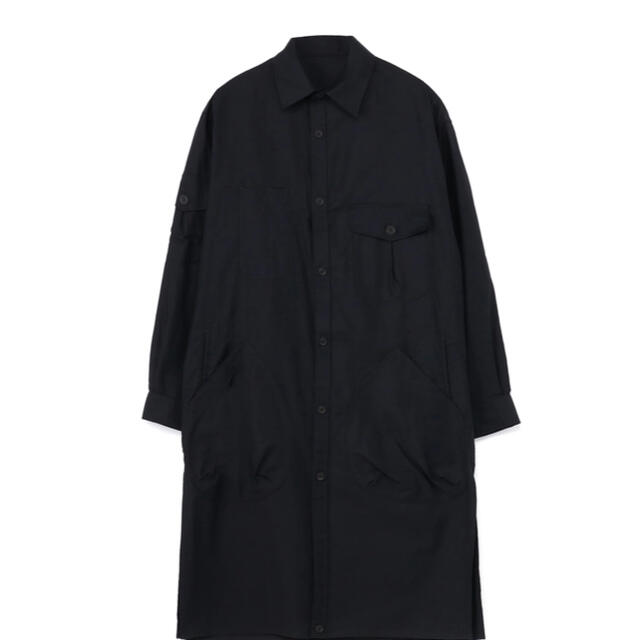 未使用 定価6万6000円 yohji yamamoto タフタロングシャツ 3 - eldror