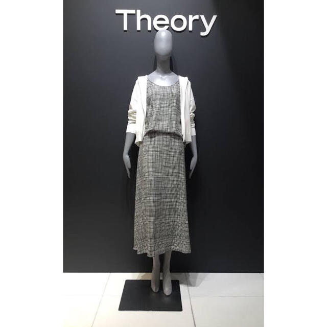 未使用 未着 Theory セオリー ジオメトリックプリントボリューム