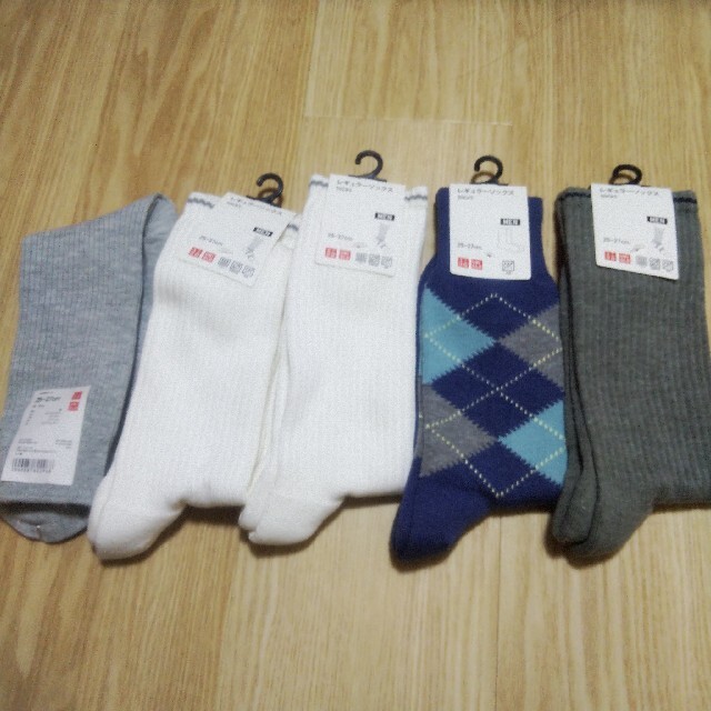 UNIQLO(ユニクロ)の【新品未使用】　ユニクロソックス　25-27cm メンズのレッグウェア(ソックス)の商品写真