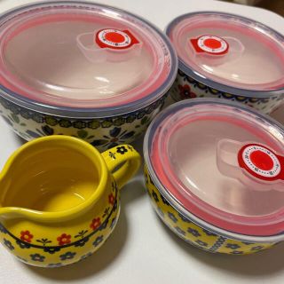 保存容器 タッパーウェア タッパー　北欧 食器セット　オシャレ(容器)