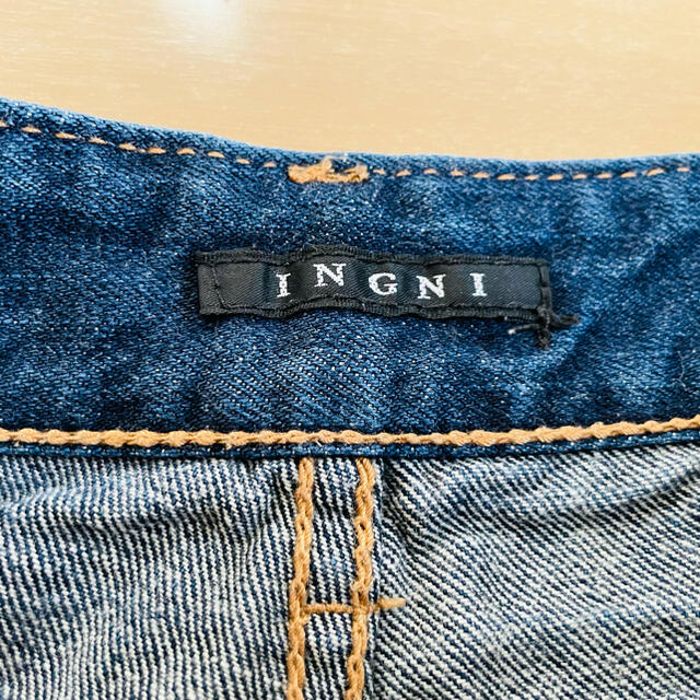 INGNI(イング)のINGNI ダメージジーンズ　デニムショートパンツ レディースのパンツ(ショートパンツ)の商品写真