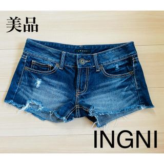 イング(INGNI)のINGNI ダメージジーンズ　デニムショートパンツ(ショートパンツ)