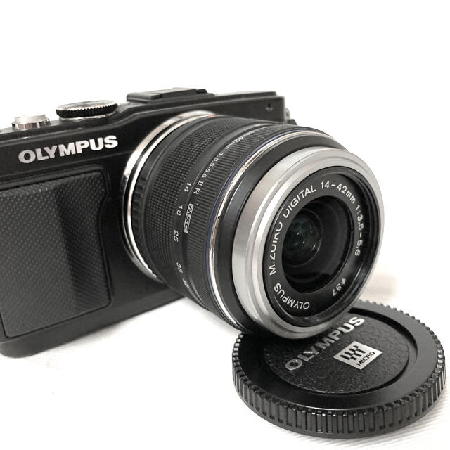 【美品】★OLYMPUS PEN E-PL5 レンズキット ブラック★ 1