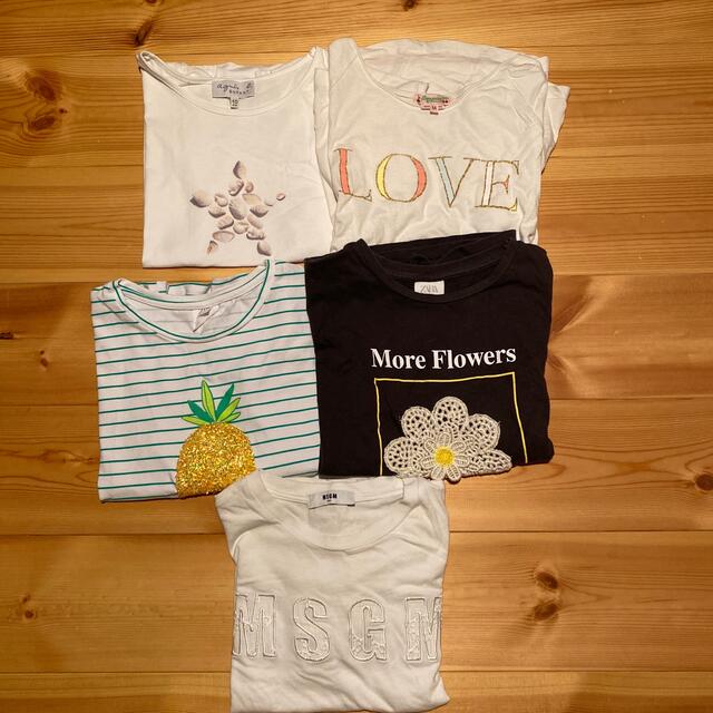 ZARA KIDS(ザラキッズ)の夏服　まとめ売り　130〜140 キッズ/ベビー/マタニティのキッズ服女の子用(90cm~)(Tシャツ/カットソー)の商品写真