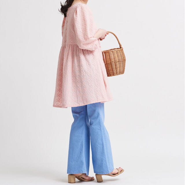 Dot&Stripes CHILDWOMAN(ドットアンドストライプスチャイルドウーマン)の 60コットンボイル ギャザーブラウス レディースのトップス(チュニック)の商品写真