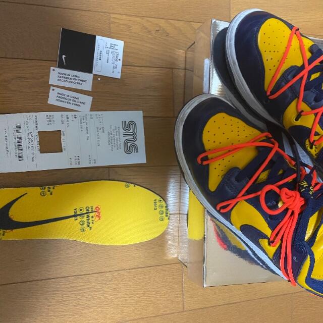 スニーカー NIKE - nike the ten dunk Michigan 27.0cm