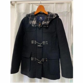 バーバリー(BURBERRY)の美品 バーバリーロンドン BURBERRY ダッフルコート 黒(ダッフルコート)