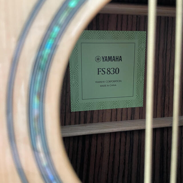 ヤマハ(ヤマハ)のヤマハFS830 アコースティックギター 楽器のギター(アコースティックギター)の商品写真