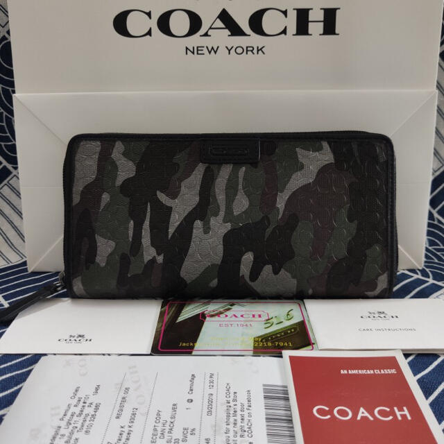 COACH - coach迷彩長財布の通販 by Angel's shop｜コーチならラクマ