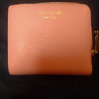 ケイトスペードニューヨーク(kate spade new york)のkate spade　ケイトスペード　二つ折り財布　未使用新品　ピンク(財布)