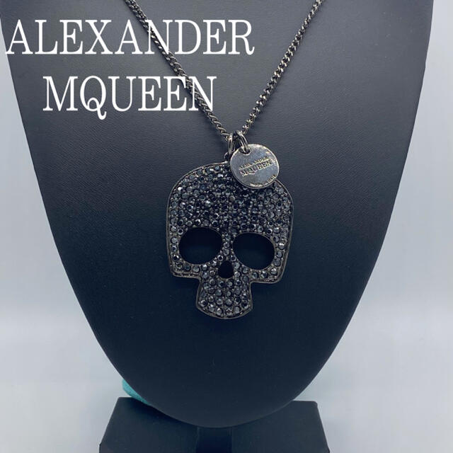 Alexander McQueen - 【極美品】アレキサンダー マックイーン ネックレス ドクロ クリスタル ガイコツの通販 by