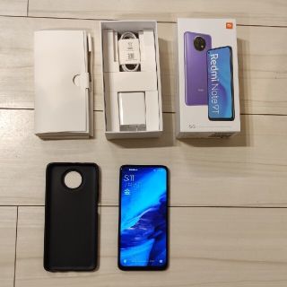 ソフトバンク(Softbank)のソフトバンク　Xiaomi Redmi Note 9T　ブラック(スマートフォン本体)