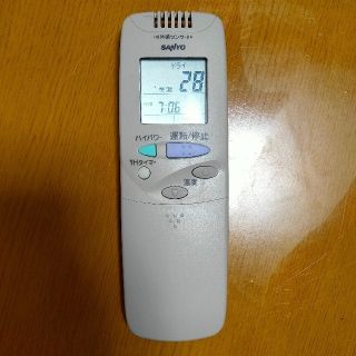 サンヨー(SANYO)のエアコンリモコン RCS-L5VA 中古 SANYO サンヨー(エアコン)