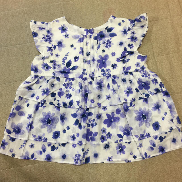 NEXT(ネクスト)のnext  花柄チュニック  美品 キッズ/ベビー/マタニティのキッズ服女の子用(90cm~)(Tシャツ/カットソー)の商品写真