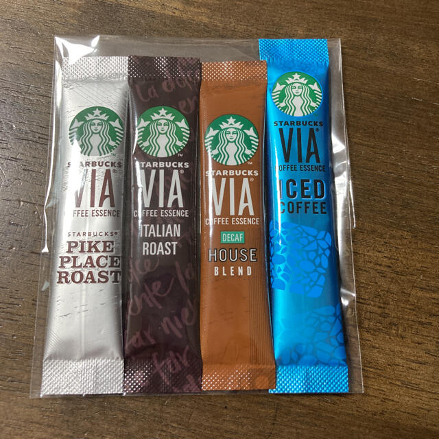 Starbucks Coffee(スターバックスコーヒー)のスターバックスコーヒー　スティック4本 食品/飲料/酒の飲料(コーヒー)の商品写真