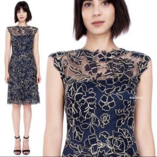 タダシショウジ(TADASHI SHOJI)のTADASHI SHOJI ワンピース ドレス US4(ひざ丈ワンピース)