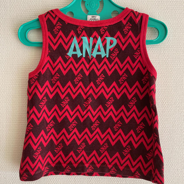 ANAP(アナップ)のANAP 赤　タンクトップ キッズ/ベビー/マタニティのキッズ服男の子用(90cm~)(Tシャツ/カットソー)の商品写真