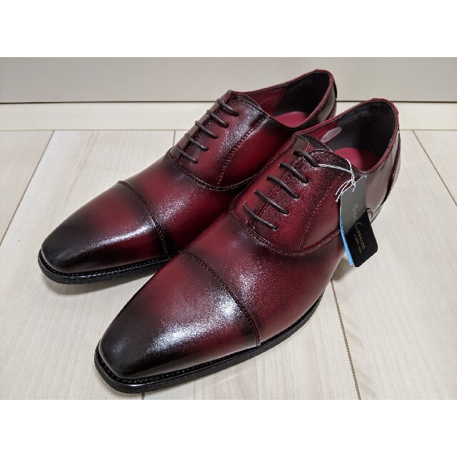 【新品・未使用】ビジネス用高級レザーシューズ ストレートチップ 革靴
