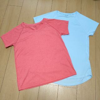 ジーユー(GU)のGUスポーツTシャツ Sサイズ 2枚セット(Tシャツ(半袖/袖なし))