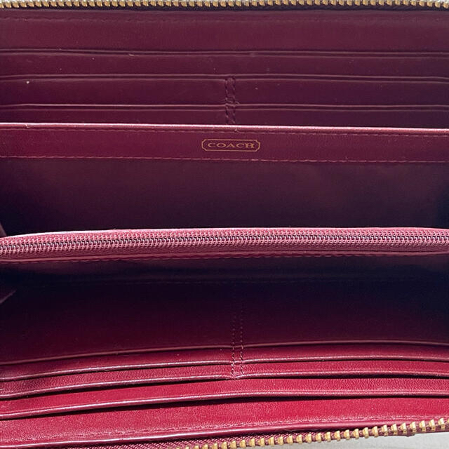 COACH(コーチ)のCOACH 長財布 エナメル素材 レディースのファッション小物(財布)の商品写真