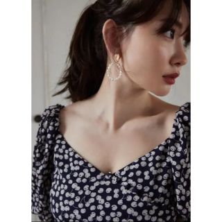 ハーリップトゥ(Her lip to)のHerlipto★Cherry Pattern Two Piece トップスのみ(シャツ/ブラウス(半袖/袖なし))