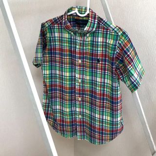 ポロラルフローレン(POLO RALPH LAUREN)のキッズ　ボタンダウンシャツ　半袖(ブラウス)