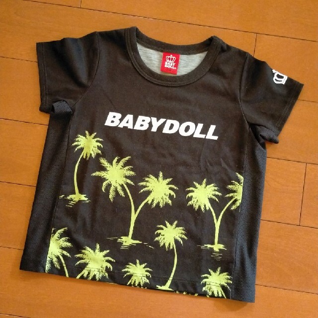BABYDOLL(ベビードール)のBABYDOLL サイドメッシュ ヤシの木柄 Tシャツ キッズ/ベビー/マタニティのキッズ服男の子用(90cm~)(Tシャツ/カットソー)の商品写真