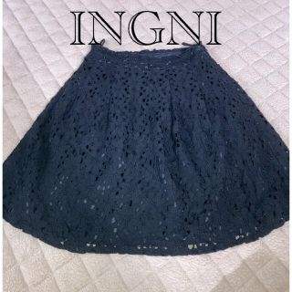 INGNI♡黒スカート　S(ミニスカート)