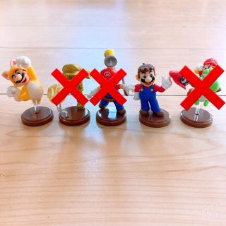 ニンテンドウ(任天堂)のチョコエッグ スーパーマリオ マリオ ゴールドマリオ ヨッシー(キャラクターグッズ)