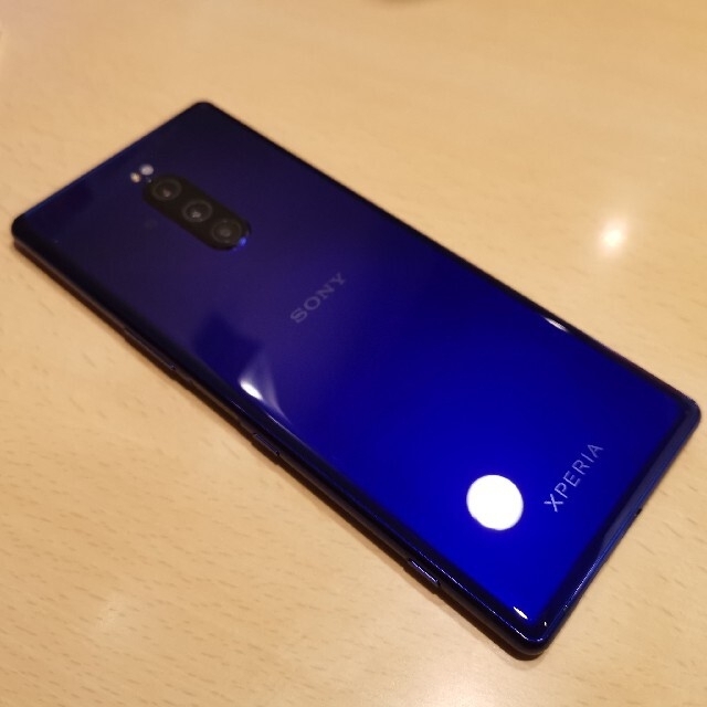 SONY(ソニー)のXperia 1 パープル 64 GB Softbank 802so  スマホ/家電/カメラのスマートフォン/携帯電話(スマートフォン本体)の商品写真