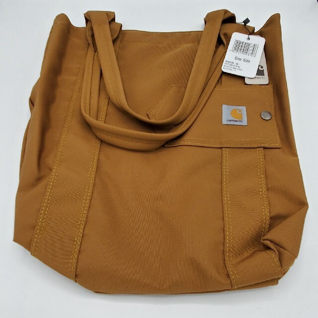 carhartt(カーハート)のcarhartt カーハート エッセンシャルズトートバッグ 茶色 メンズのバッグ(トートバッグ)の商品写真