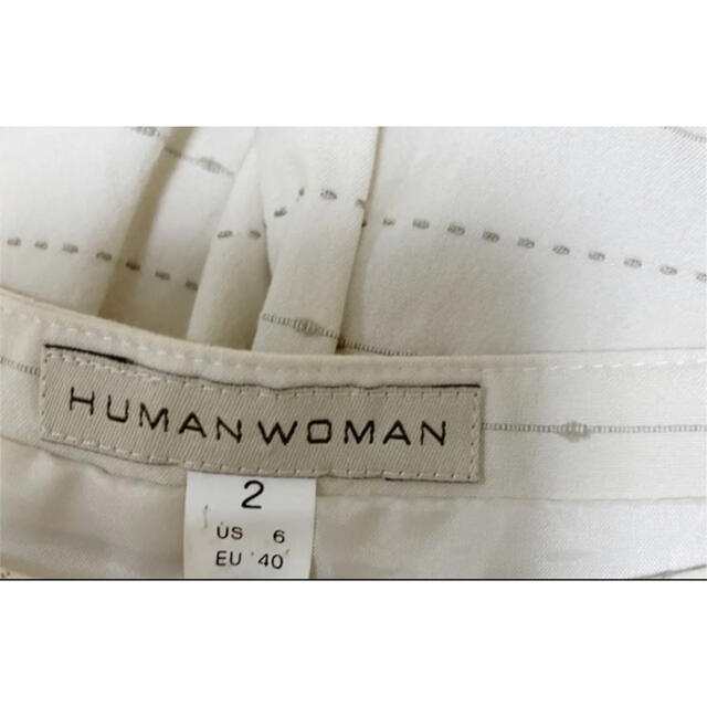 HUMAN WOMAN(ヒューマンウーマン)のHUMAN WOMAN ヒューマンウーマン　ノースリーブワンピース レディースのワンピース(ひざ丈ワンピース)の商品写真