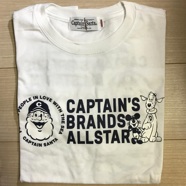 CAPTAIN SANTA(キャプテンサンタ)のキャプテンサンタ-Tシャツ半袖（新品・未使用）(白) メンズのトップス(Tシャツ/カットソー(半袖/袖なし))の商品写真