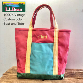 エルエルビーン(L.L.Bean)の【レア】llbean  アメリカ製 ビンテージ トートバッグ Mサイズ(トートバッグ)