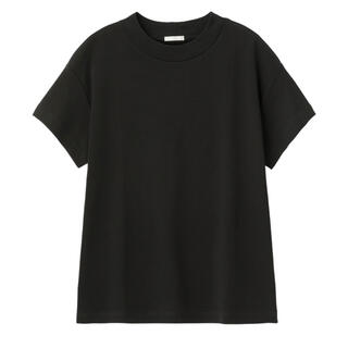 ジーユー(GU)のGU スムースT  ブラック(Tシャツ(半袖/袖なし))