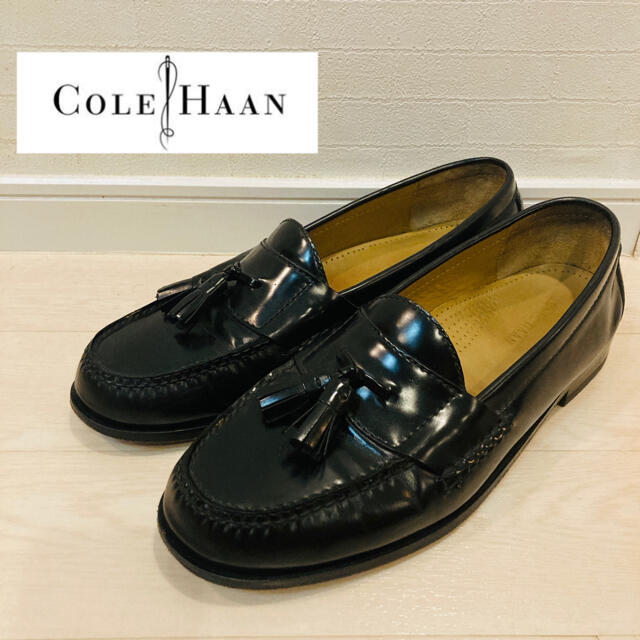 COLE HAAN タッセルローファー　美品　ブラック　28.5cm