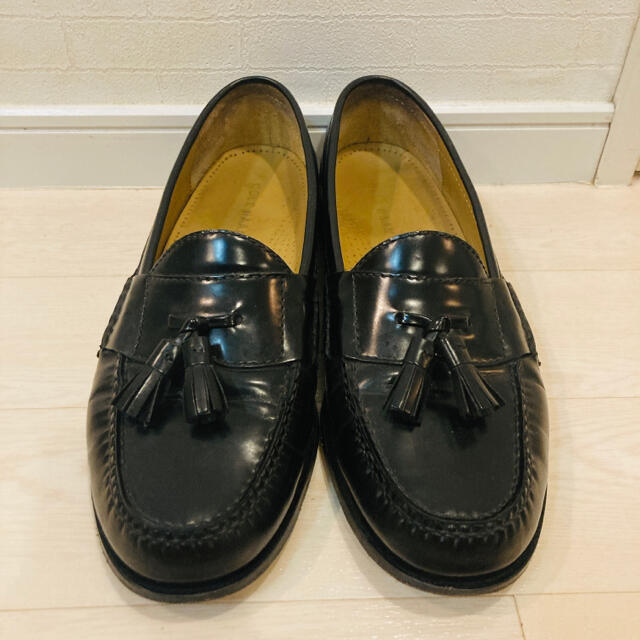 Cole Haan(コールハーン)のCOLE HAAN タッセルローファー　美品　ブラック　28.5cm メンズの靴/シューズ(ドレス/ビジネス)の商品写真