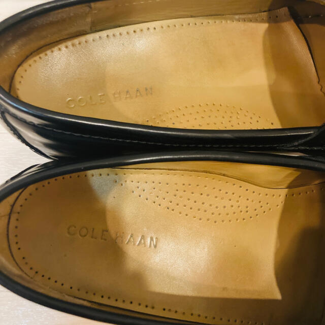 Cole Haan(コールハーン)のCOLE HAAN タッセルローファー　美品　ブラック　28.5cm メンズの靴/シューズ(ドレス/ビジネス)の商品写真