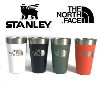 ザノースフェイス(THE NORTH FACE)のノースフェイス×STANLEY タンブラー 4個セット 白 黒 緑 210525(食器)