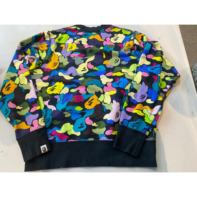 A BATHING APE(アベイシングエイプ)のAPE MULTI CAMO WIDE FIT CREWNECK S メンズのトップス(スウェット)の商品写真