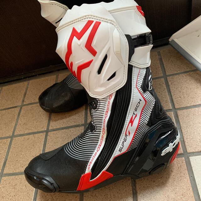 店舗 アルパインスターズ SUPERTECH-R v2 BOOT 12 BLACK WHITE 44