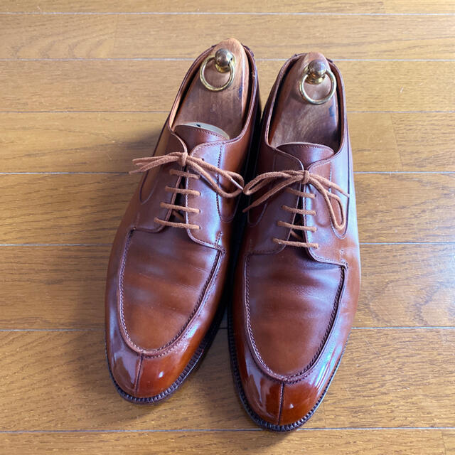 Crockett&Jones(クロケットアンドジョーンズ)の665.CROCKETT&JONES Uチップ 別注品 8.5E メンズの靴/シューズ(ドレス/ビジネス)の商品写真