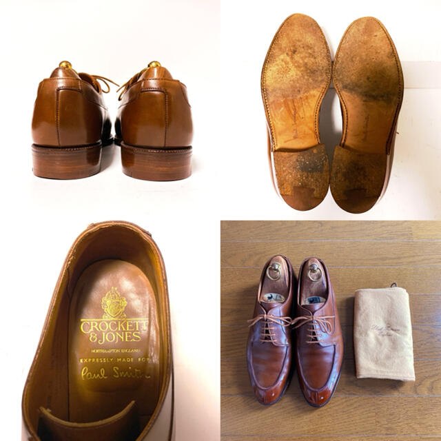 665.CROCKETT&JONES Uチップ 別注品 8.5E 日替わり khabarwaad.com