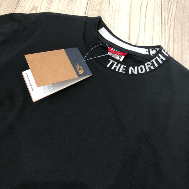 THE NORTH FACE(ザノースフェイス)の侑香様　専用　ノースフェイス　レディース　リブロゴ　Tシャツ　ブラック　S レディースのトップス(Tシャツ(半袖/袖なし))の商品写真