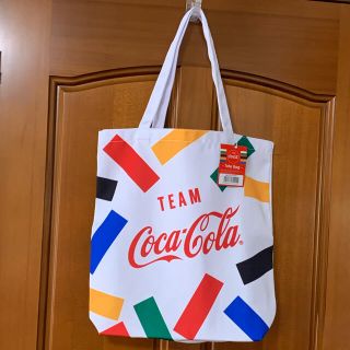 コカコーラ(コカ・コーラ)の【新品】COCA -COLAロゴ入りトートバッグ(トートバッグ)