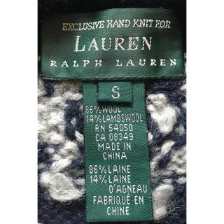 Ralph Lauren - 圧巻の風景画 芸術 90's LAUREN ラルフローレン ニット