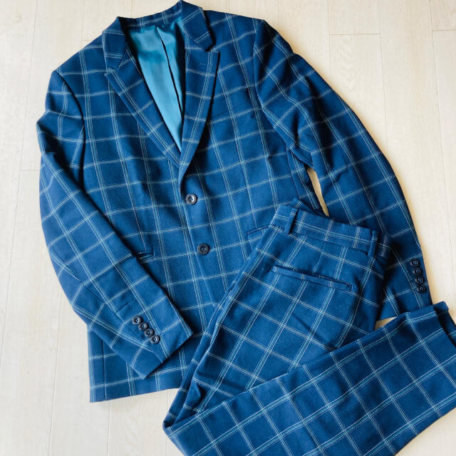 人気商品】ZARA MAN/セットアップ スーツ/チェック enot.in.ua