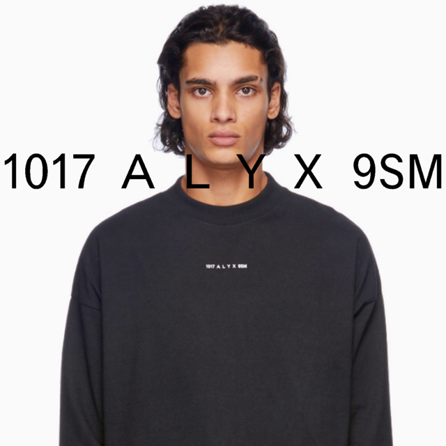 1017 ALYX 9SM LOGO LONG SLEEVE メンズのトップス(Tシャツ/カットソー(七分/長袖))の商品写真