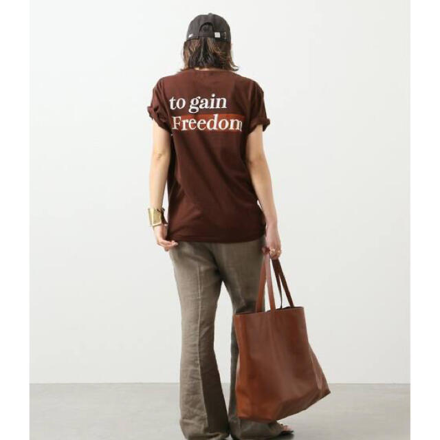 L'Appartement DEUXIEME CLASSE(アパルトモンドゥーズィエムクラス)のまゆ様専用☆AMERICANA to gain Freedom Tシャツ レディースのトップス(Tシャツ(半袖/袖なし))の商品写真