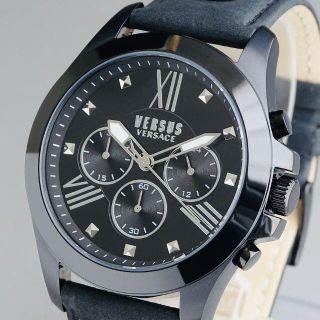 ヴェルサーチ(VERSACE)の【新品即納】ヴェルサス ヴェルサーチ 高級 メンズ腕時計 44mm クロノ 防水(腕時計(アナログ))